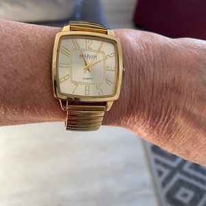 Gold Square Face Watch